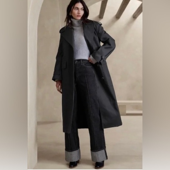 BANANA REPUBLIC TIMELESS TRENCH COAT - Picture 2 of 7